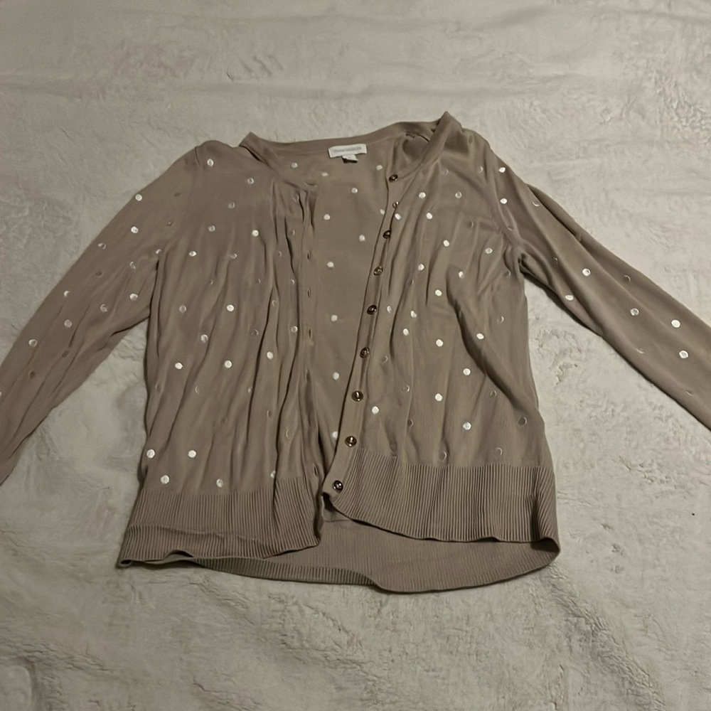 Polka dot cardigan